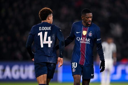 Désiré Doué Ousmane Dembélé PSG